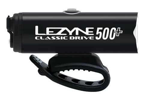 Переднє світло Lezyne CLASSIC DRIVE 500+ FRONT чорний матовий 500 люмен Y17