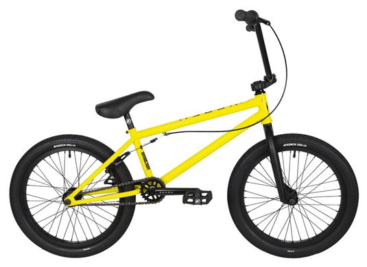 Велосипед Kench BMX 20" Chr-Mo, рама 20,5" Желтый (мат)