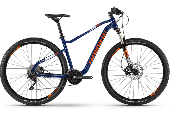 Велосипед Haibike SEET HardNine 5.0 Deore19 HB 29" , синий/оранжевый/белый, 2020