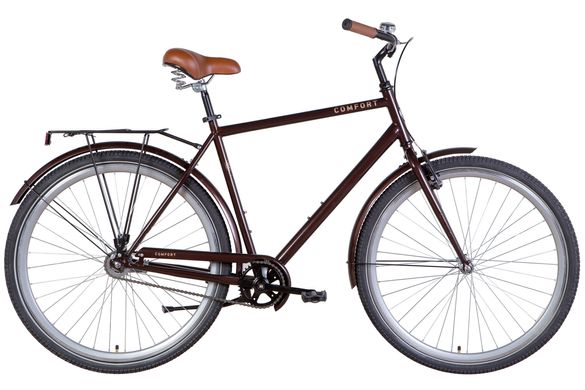 Велосипед 28" Dorozhnik COMFORT MALE 2022 (коричневий)