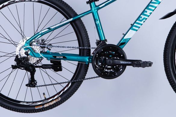 Велосипед AL 26" Discovery BASTION DD CS рама-13" бирюзовый 2025