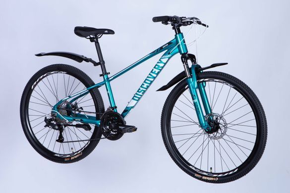Велосипед AL 26" Discovery BASTION DD CS рама-13" бирюзовый 2025