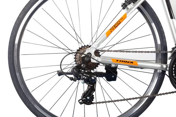 Велосипед Trinx Free 1.0 700C*470 Grey-Black-Orange