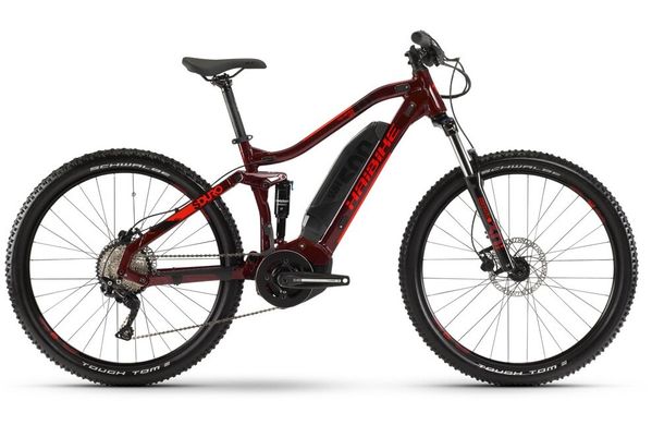 Велосипед Haibike SDURO FullSeven Life 1.0 500Wh 10 s. De 27,5 ", тосканський-чорно-червоний, 2020