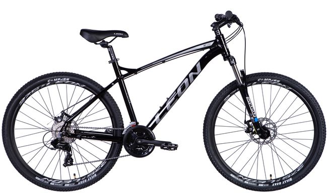Велосипед 27.5" Leon XC 100 AM DD рама-19" черный с серым 2024