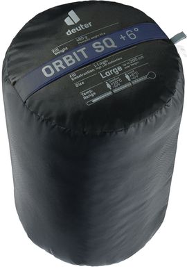 Спальний мішок Deuter Orbit SQ +6° колір 1372 ink-teal лівий