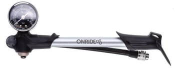 Насос ONRIDE высокого давления ONRIDE Pressure 20 алюминиевый с манометром, макс. давление 300 PSI головка под FV/AV