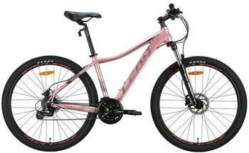 Велосипед 27.5" Leon XC LADY AM Hydraulic lock out HDD рама-16.5" розовый с черным 2024