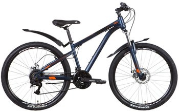 Велосипед 26" Discovery TREK AM DD 2022 (синьо-чорний)