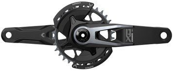 Шатуны Sram Crankset X0 Eagle V2 Q174 CL55 DUB MTB Wide 170mm Black 2-guards 32t T-Type (BB and BB DUB spacers are not included)