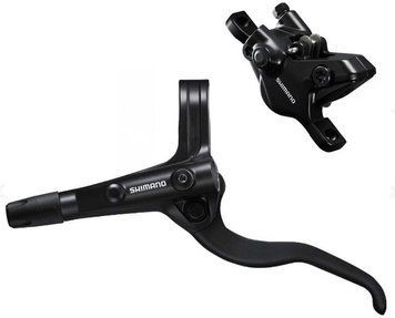 Тормоз гидравлический дисковый передний Shimano MT410-2 (левая ручка BL-MT401, калипер BR-MT410, J-kit гидролиния 1000мм)