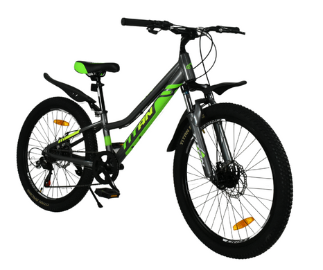 Велосипед Titan 24" Best Mate, рама 11" grey-green