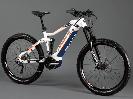 Велосипед Haibike SDURO FullSeven LT 5.0 i500Wh 20 s. XT 27,5", бело-синий-оранжевый, 2020
