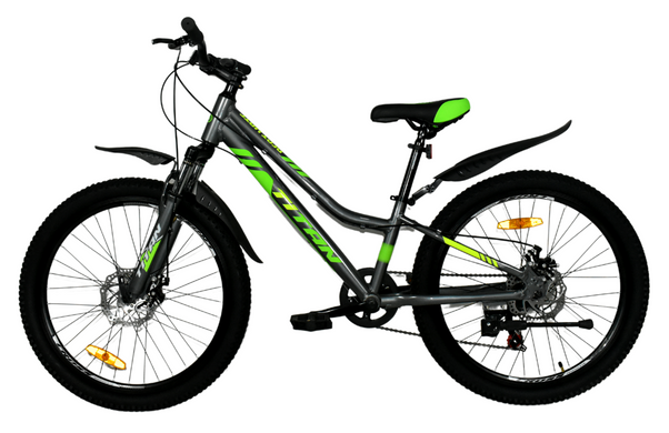 Велосипед Titan 24" Best Mate, рама 11" grey-green