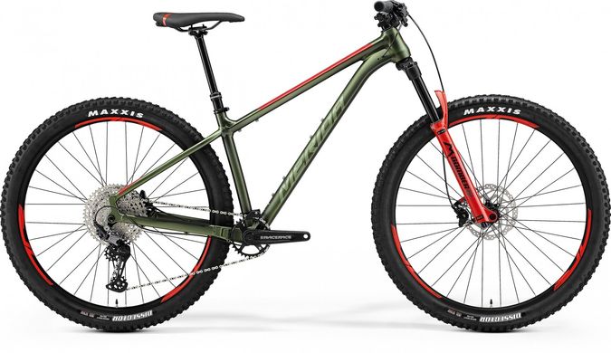Велосипед Merida BIG.TRAIL 600 MATT GREEN(RED/SILVER-GREEN) 2021