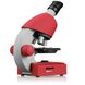 Мікроскоп Bresser Junior 40x-640x Red з набором для дослідів та адаптером для смартфона (8851300E8G000) 3 з 5