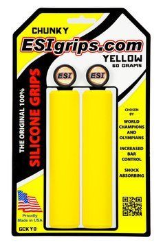 Грипсы ESI Chunky Yellow (желтые)