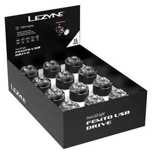 Комплект світла Lezyne FEMTO USB DRIVE F BOX SET Чорниий