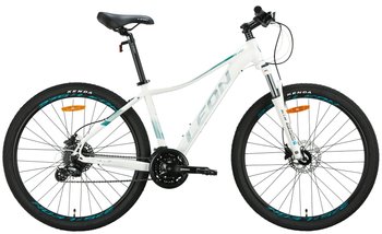 Велосипед 27.5" Leon XC LADY AM Hydraulic lock out HDD рама-16.5" белый с бирюзовым 2024
