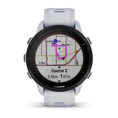Смарт часы Garmin Forerunner 955, Solar, White, GPS