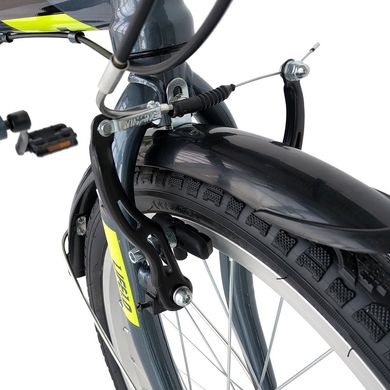 Велосипед Trinx Life 1.0 20 Grey-Black-Yellow