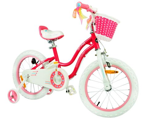 Велосипед RoyalBaby STAR GIRL 18", OFFICIAL UA, рожевий