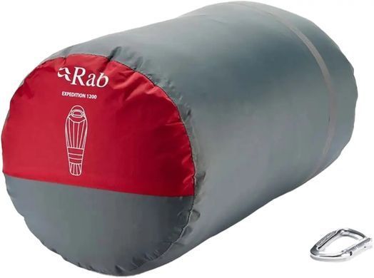 Спальний мішок Rab Expedition 1200, 195 см - Left Zip, SUMMIT RED