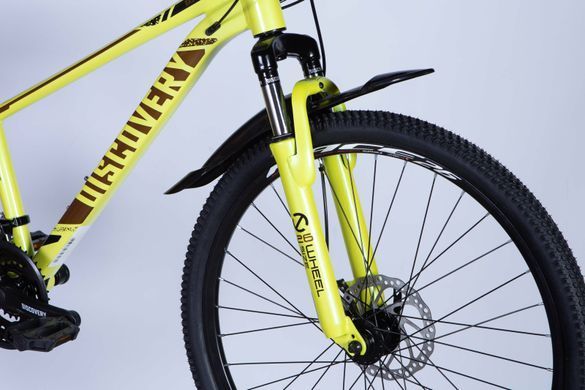 Велосипед AL 26" Discovery BASTION DD CS рама-13" желтый 2025