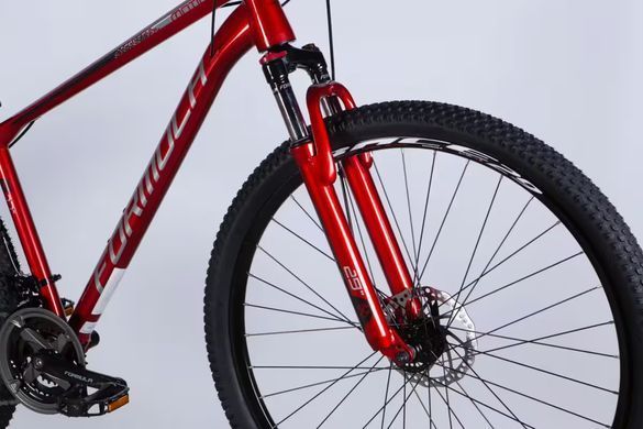 Велосипед AL 29" Formula MOTION DD FR рама-17" червоний з сірим 2026