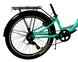 Велосипед Cross 24" Betty Рама-11" lightgreen-blue 3 з 4