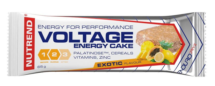 Спортивне харчування Nutrend Voltage Energy Cake екзотичні фрукти