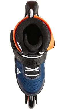 Роликовые коньки Rollerblade Microblade 2023 midnight blue-warm orange 36.5-40