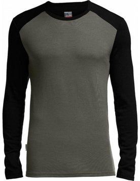 Термофутболка с длинным рукавом Icebreaker Tech Top LS Crewe MEN monsoon/black S