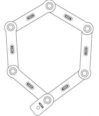 Замок Abus 5700К/100 Bordo BIG uGrip Red