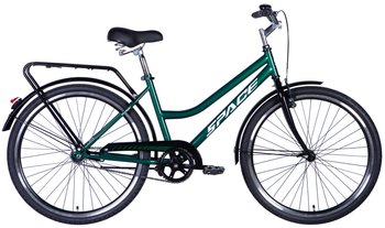 Велосипед ST 26" Space VOYAGER (049) с багажником задн St с крылом St 2024 (зеленый)