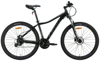 Велосипед 27.5" Leon XC LADY AM Hydraulic lock out HDD рама-16.5" черный с сиреневым (матовый) 2024