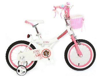Велосипед RoyalBaby JENNY GIRLS 16", белый