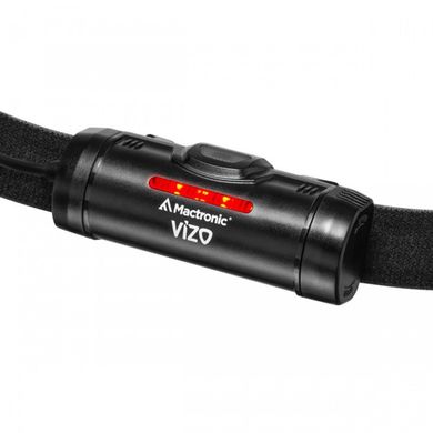 Ліхтар налобний Mactronic Vizo (400 Lm) Cool White/Red USB Rechargeable (AHL0022)