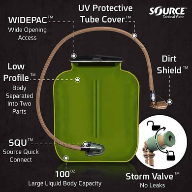 Питна система Source ILPS 3L Armor System W/UTA, Coyote