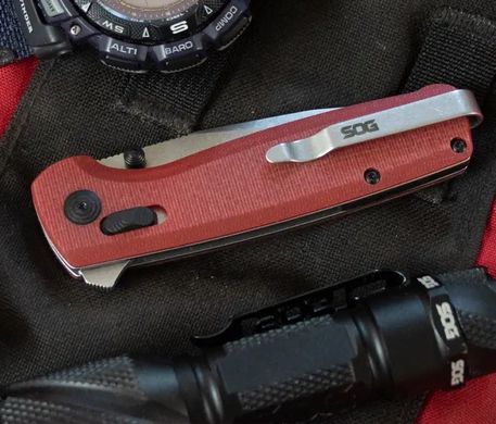 Складной нож SOG Terminus XR G10 (Crimson (box))