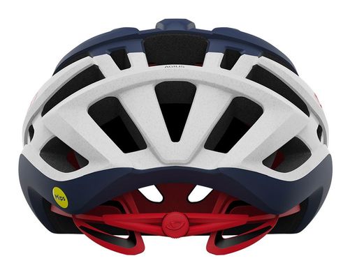 Шлем велосипедный Giro Agilis мат Midnight/белый/яркий красный M/55-59см