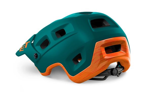 Шлем MET TERRANOVA CE ALPINE GREEN ORANGE | MATT GLOSSY M 56-58см