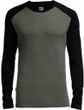 Термофутболка с длинным рукавом Icebreaker Tech Top LS Crewe MEN monsoon/black S