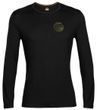 Термокофта Icebreaker 200 Oasis LS Crewe Alps 3D MEN BLACK S