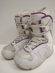 Ботинки для сноуборда Baxler white/purple_1 (размер 36,5)