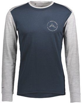 Термокофта Scott DEFINED MERINO dark blue/light grey melange - XL