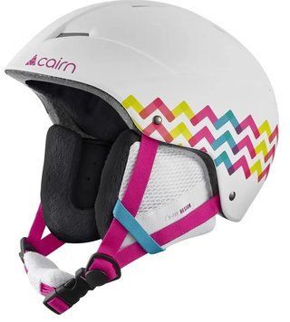 Горнолыжный шлем Cairn Andromed Jr mat white-lolipop 51-53