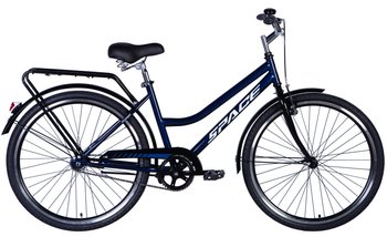 Велосипед ST 26" Space VOYAGER (049) с багажником задн St с крылом St 2024 (синий)
