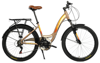 Велосипед Cross 26" Elite 2022, рама 17" brown