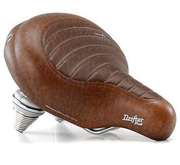 Сідло Selle Royal Premium DRIFTER PLUS, Royalgel, оббивка Kennenback, 270х245мм, 1260г, хромовані рейли та пружини, unisex, коричн. 5111UDTD08129